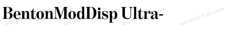BentonModDisp Ultra字体转换 BentonModDisp Ultra字体转换